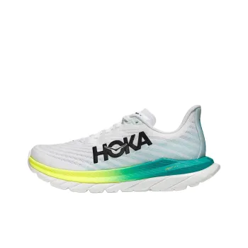 HOKA ONE ONE Mach 5 White Blue Glass Women's