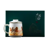 Li Ti Tong-Horse to Success Baichuan Cup (Glazed)