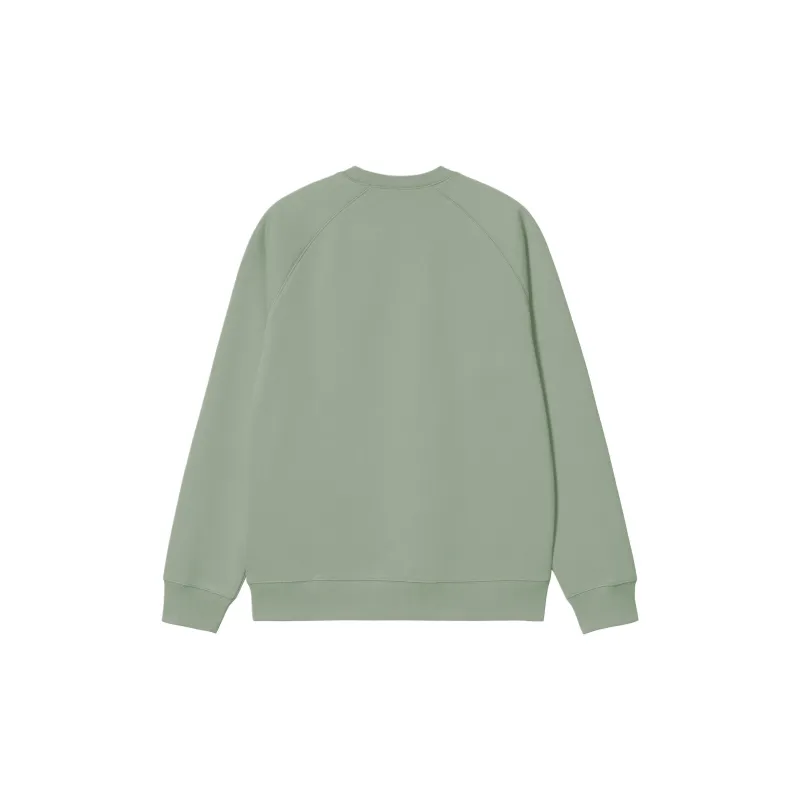 Carhartt WIP Chase Sweatshirts Men Frosted Green-1