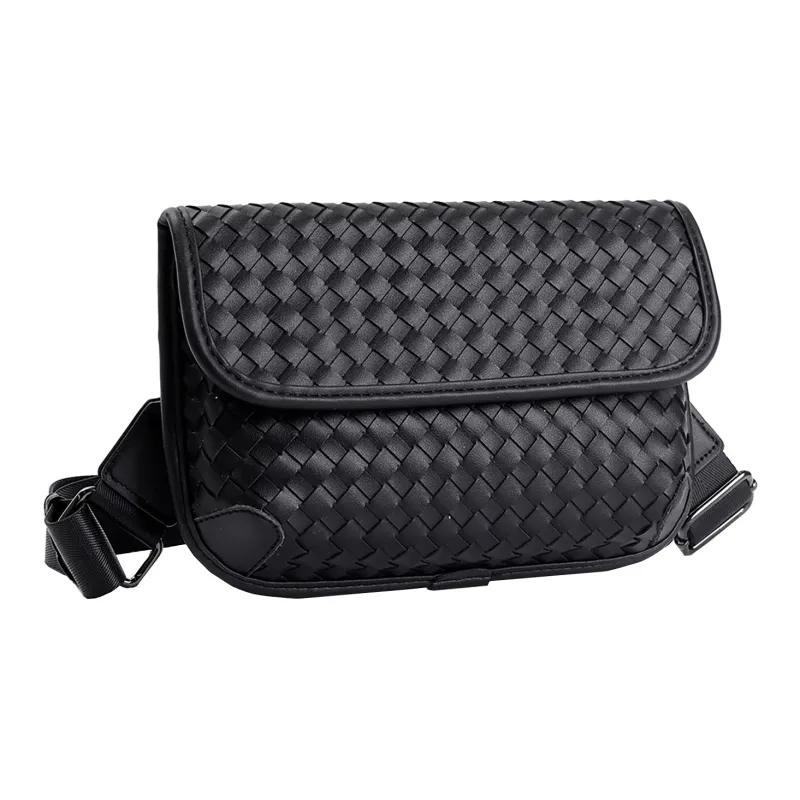 KONADCT PU Shoulder Bag, Crossbody Bag Regular Unisex Khaki/Checkered Black/Monogram/Gray/Woven Black-29