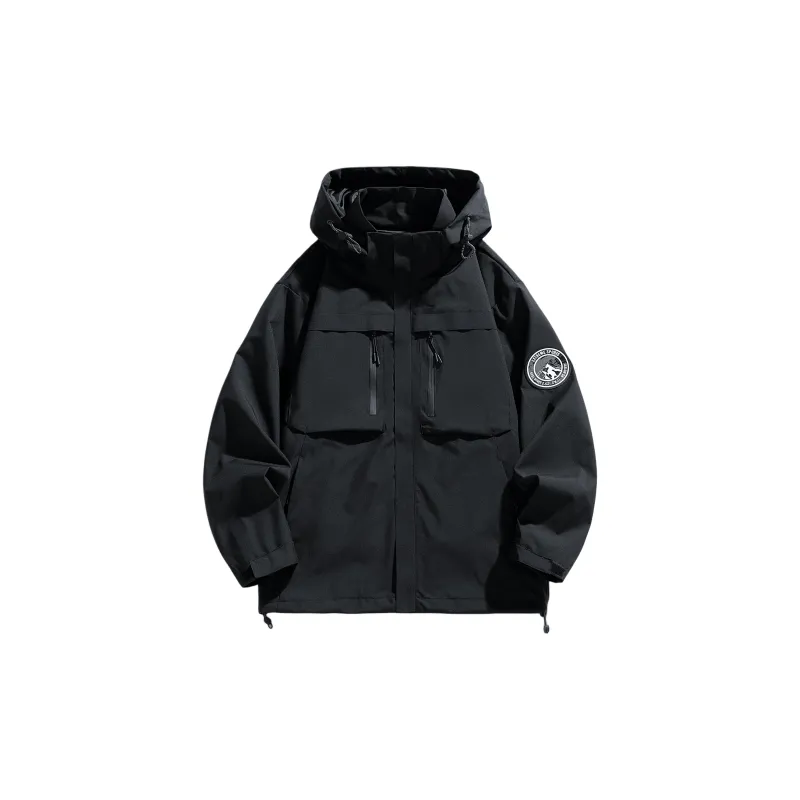 Yalu Abrasion Resistant, Breathable, Cold Resistant, Waterproof, Windproof Windbreaker Jacket Unisex-1