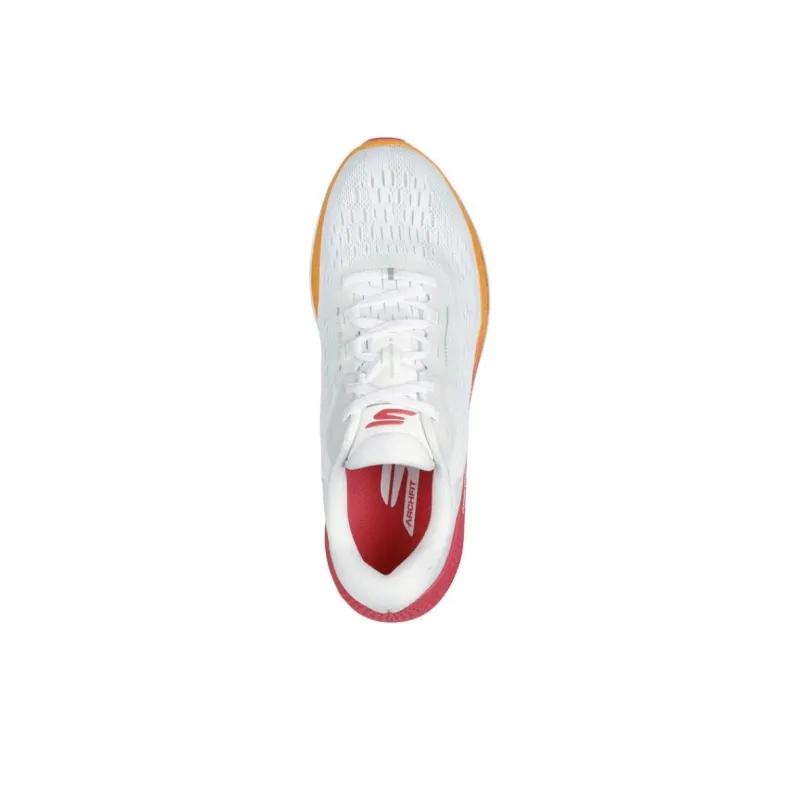 Skechers GO Run Persistence Anti-Slip Wear-Resistant Low-Top Training Shoes Women's White Red-3