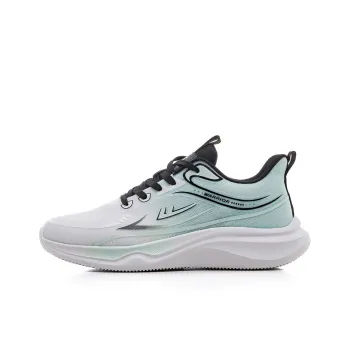 Warrior Rebound Low Top Casual Running Shoes Men's White Black Green