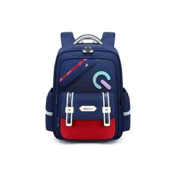 Seven Star Fox Polyester Student Bag Multicolor