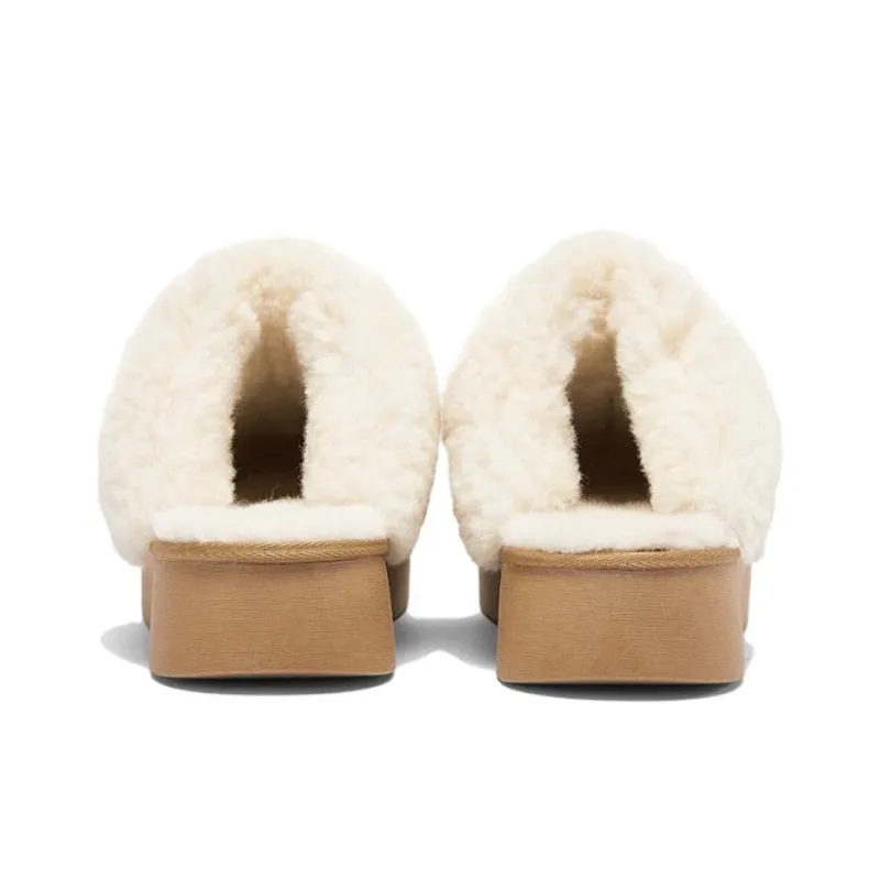 DAPHNE Abrasion Resistant Slip Resistant Wrap toe Slippers Women's Chestnut-5