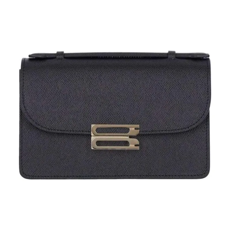 Victoria Beckham Logo Plaque Mini Top Handle Bag-0