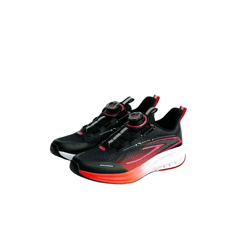 Antakids Surprising Wave Lite Low-Top Kids' Running Shoes Black/Hot Red Kids'-2