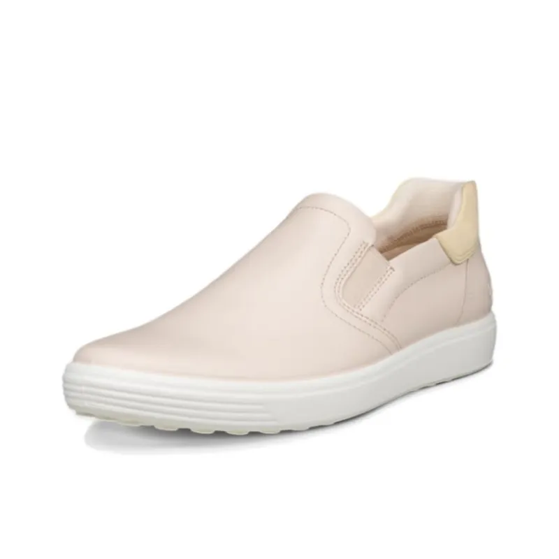 Ecco Soft 7 Casual Single Shoes Women's Pink-1