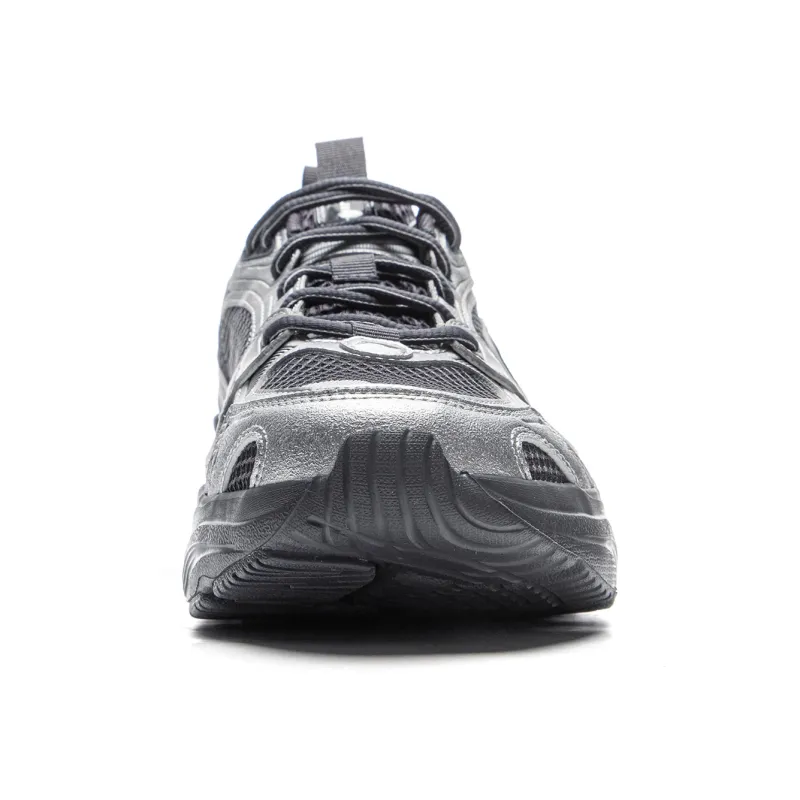 LiNing Meteor 2K Cushioning Anti-Slip And Wear-Resistant Low-Top Casual Shoes Men's Silver Black-4