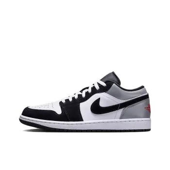 Jordan Air Jordan 1 Anti Slip Wear Resistant Low Top Vintage Basketball Shoes Men's Black White