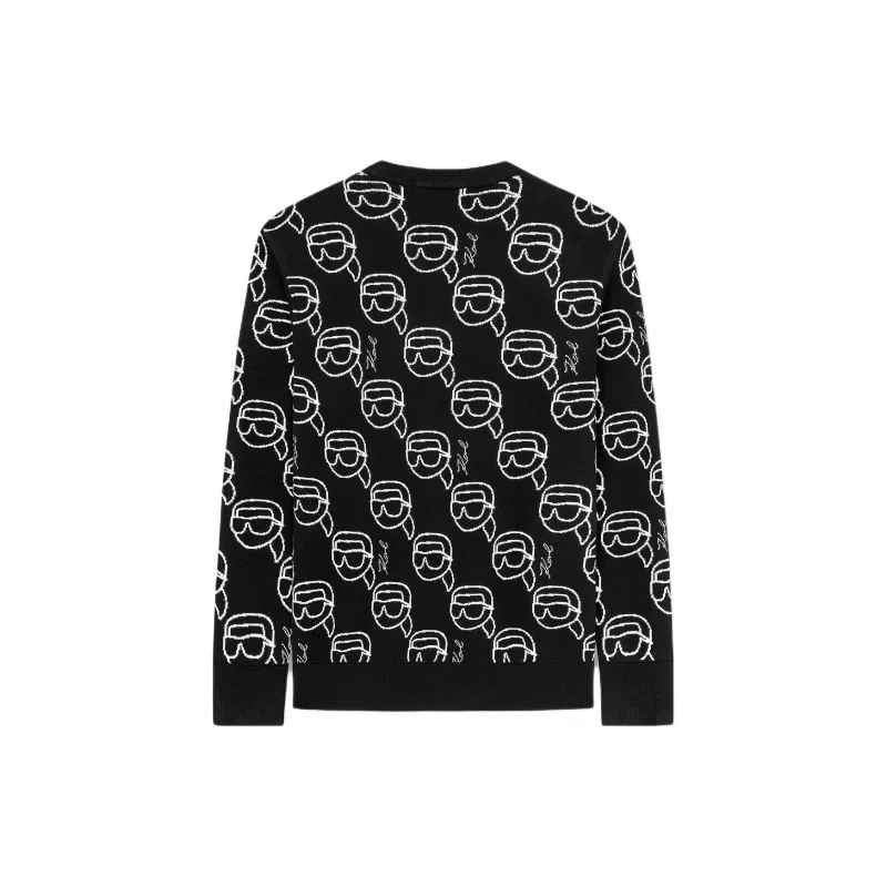 KARL LAGERFELD FW23 Sweater Men's Black-1
