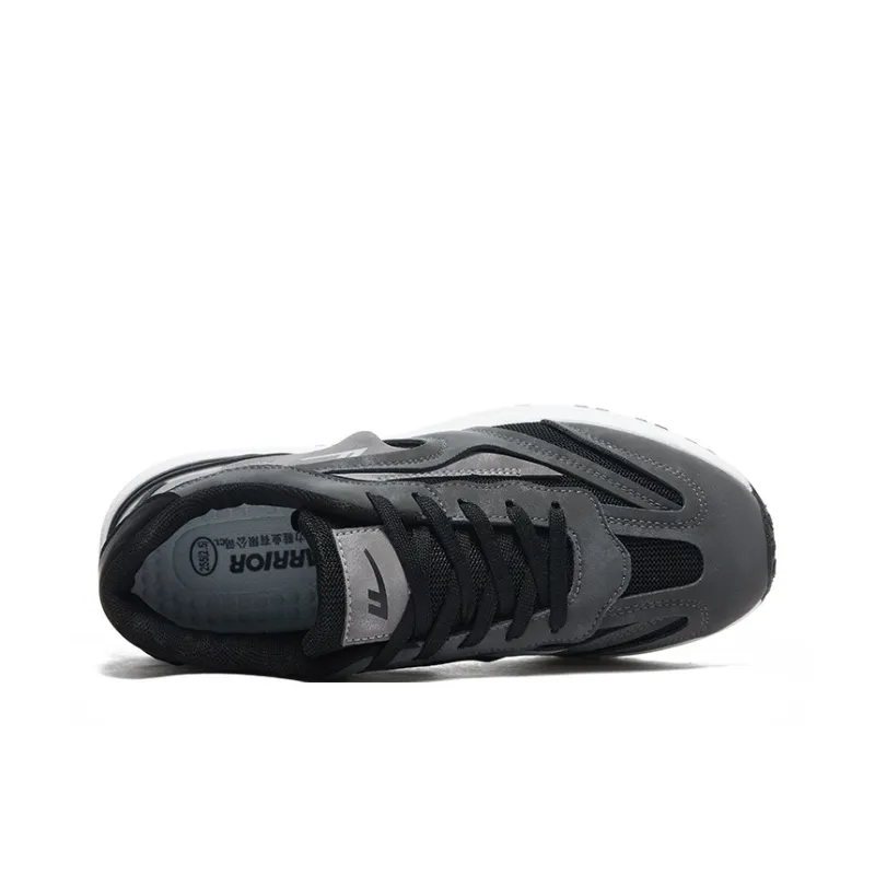 Warrior Mars 3.0 Lightweight Wear-Resistant And Slip-Resistant Low-Top Casual Shoes Men's Black Gray Color-2