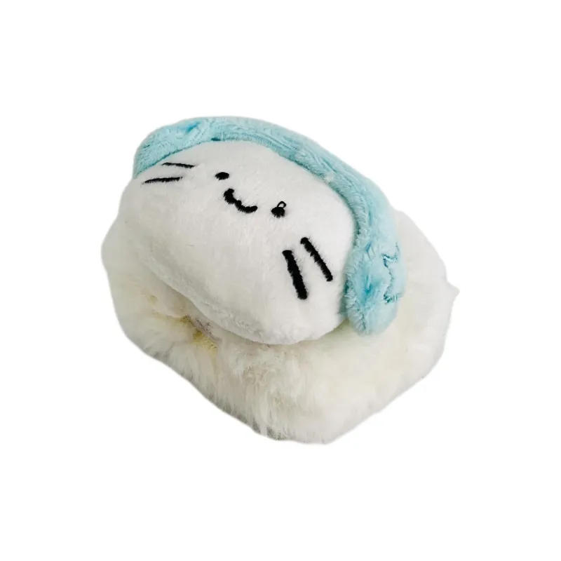 Sopi Compatibility With Apple AirPods 4/2/3/4th Generation/AirPods Pro/Pro 2 Plush Headphone Kitten Headphone Cases-3