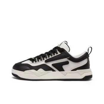 FILA FUSION Slip Resistant Low Top Skateboard Shoes Men's Birch Tree Brown Black