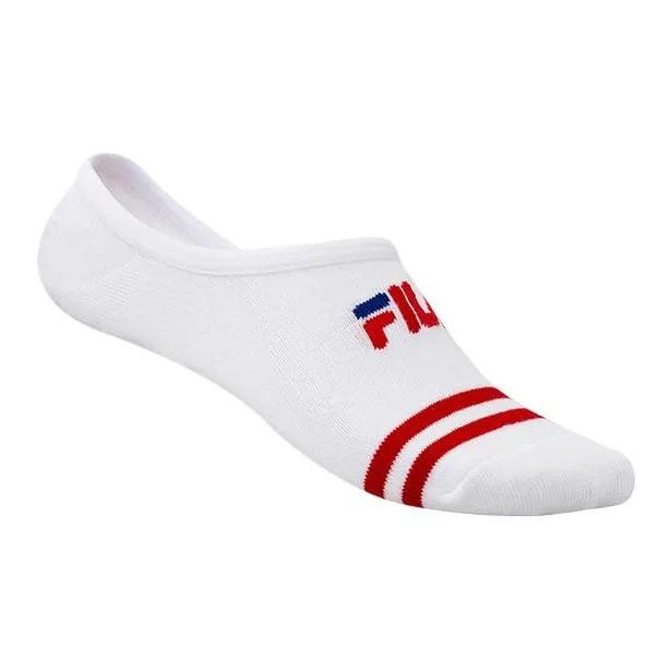 FILA FUSION Series No Show Socks Women's 1 Pack White-1