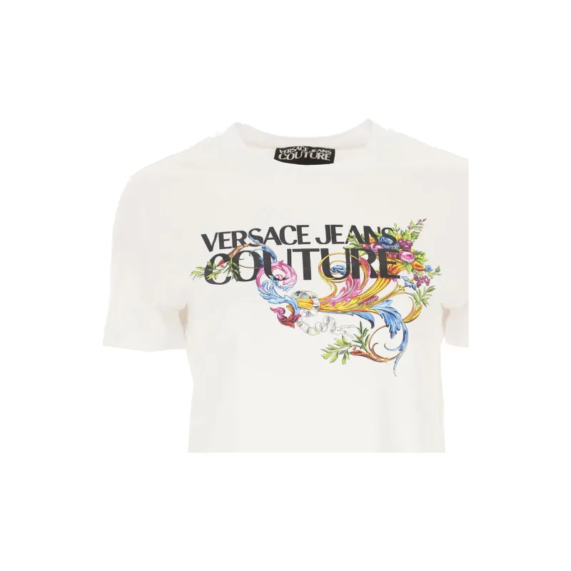 VERSACE JEANS T Shirts Women's White-5