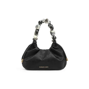 CHARLES&KEITH PU Laminated Textile Iridescent Dew Lucky Bag Crossbody Bags Handbags Small Size Women's Multicolor