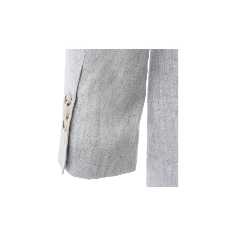 Burberry Business Suits Men Light Gray-3