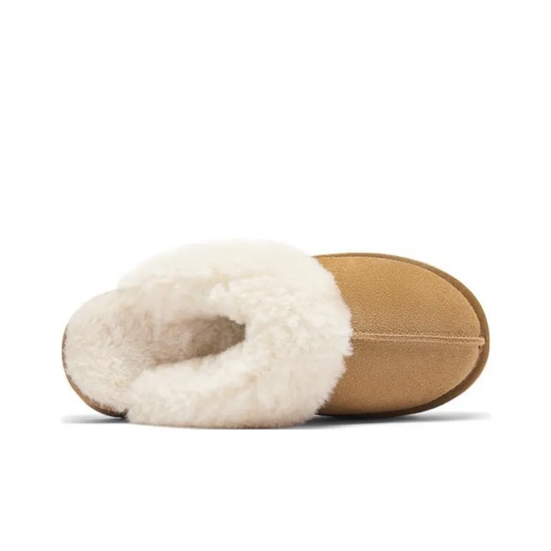 DAPHNE Abrasion Resistant Slip Resistant Wrap toe Slippers Women's Chestnut-2