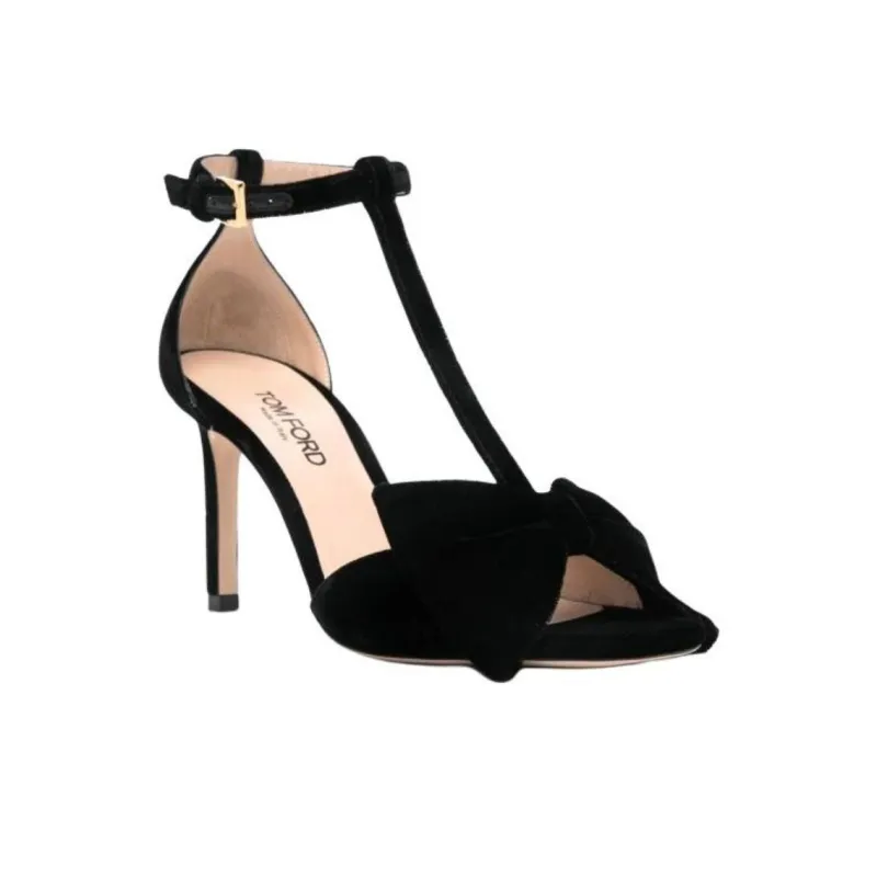 TOM FORD Strap Sandals 8cm Women's Black-2