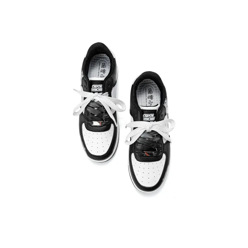 Crayon Shinchan Low Top Skateboard Shoes Unisex-16