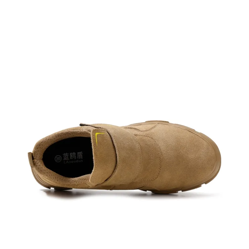 Blue Gull Shield Wear Resistant Impact Resistant Coverage Low Top Outdoor Shoes Unisex Camel-3