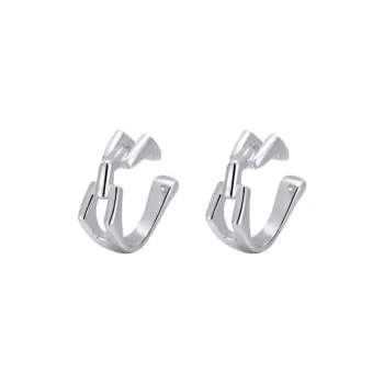 QIANFANGDAHUANGYE Alloy Clip On Earrings Unisex
