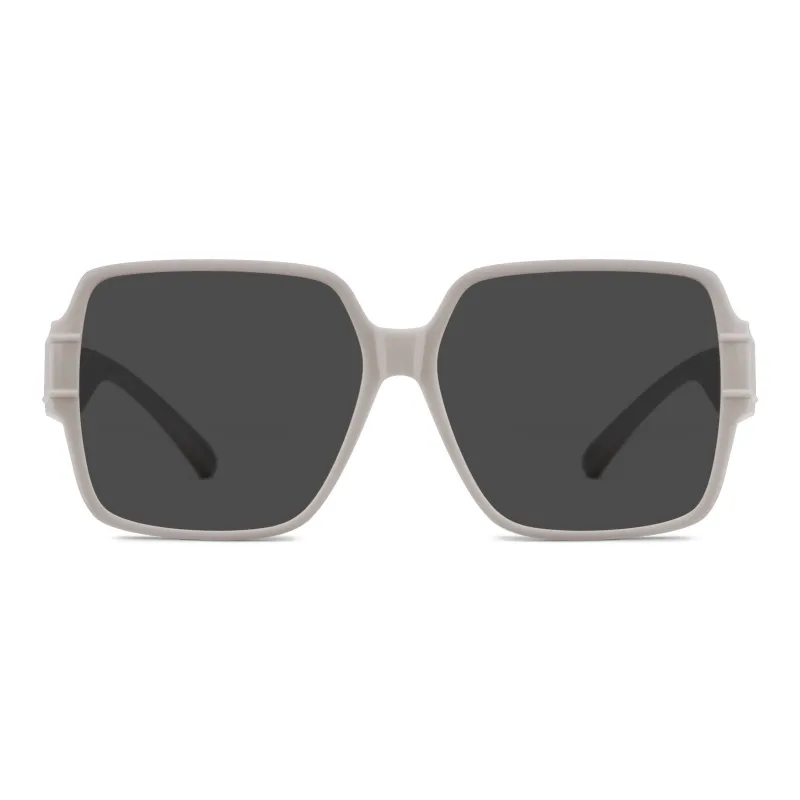 Wood Premium TR/Memory Plastic Square Sunglasses Unisex-5