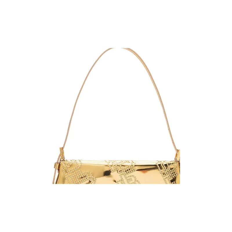By Far Dulce Crystal Embellished Shoulder Bag-2