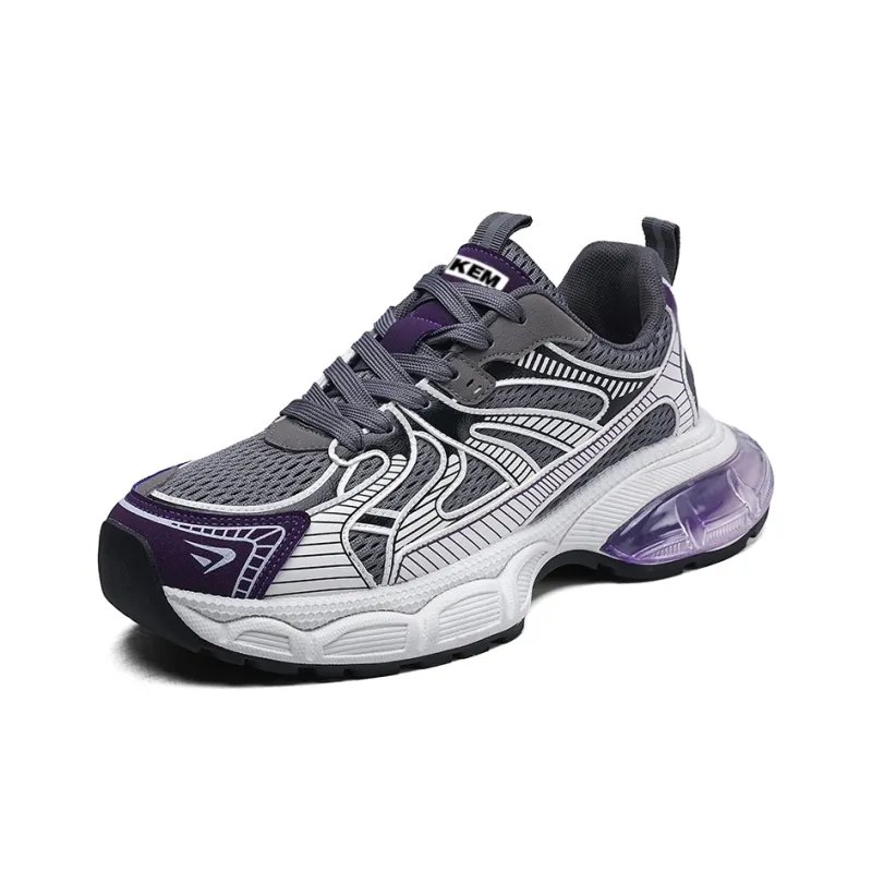 JKEM Anti-Slip And Wear-Resistant Height Increasing Low-Top Chunky Sneakers Men's-11