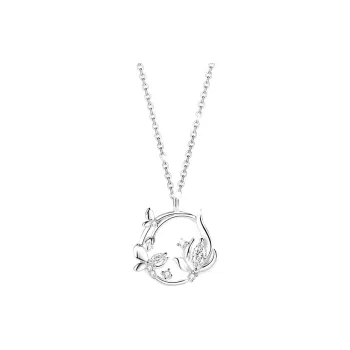P&N S925 Silver Necklaces Women's