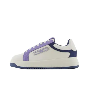 EMPORIO ARMANI Low Top Skateboard Shoes Women's Purple