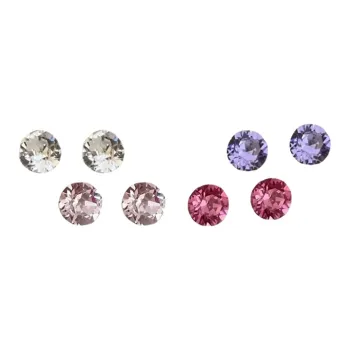 QIANFANGDAHUANGYE Zircon Stud Earrings Women's