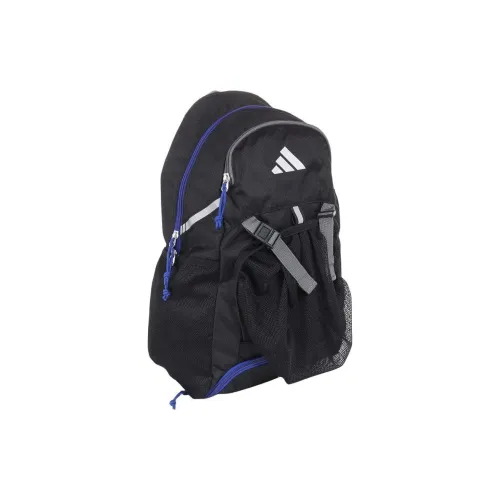 Adidas Polyester Backpack Regular Men's Black & Blue