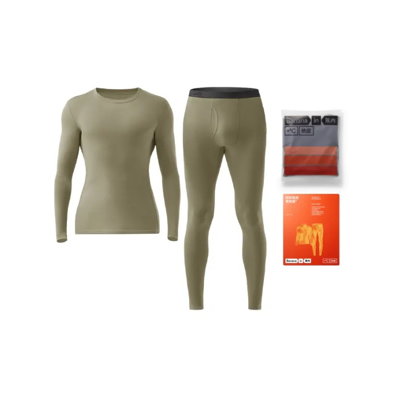 Bananain Red Plan Series Thermal Set Unisex-51