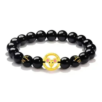 KING TAI SANG Gold Bracelet Unisex
