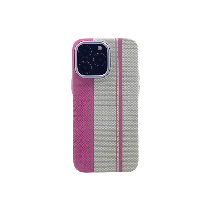 Wei Xin PC Material Woven Kafran Textured Phone Cases Compatible With IPhone 16/15 Pro Max/Apple 13/14 Pro/Max-4