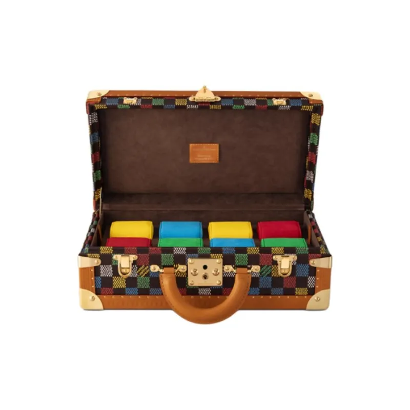LOUIS VUITTON Coffret 8 Montres Lv Vers Damier Colorgram Multicolor-3