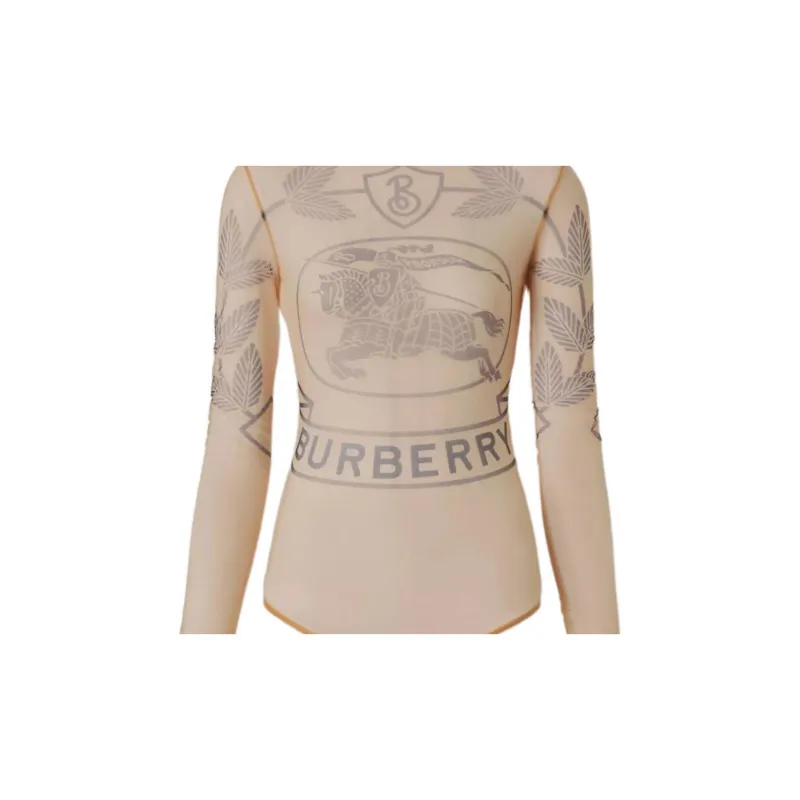Burberry Bodysuits Women's Beige-4