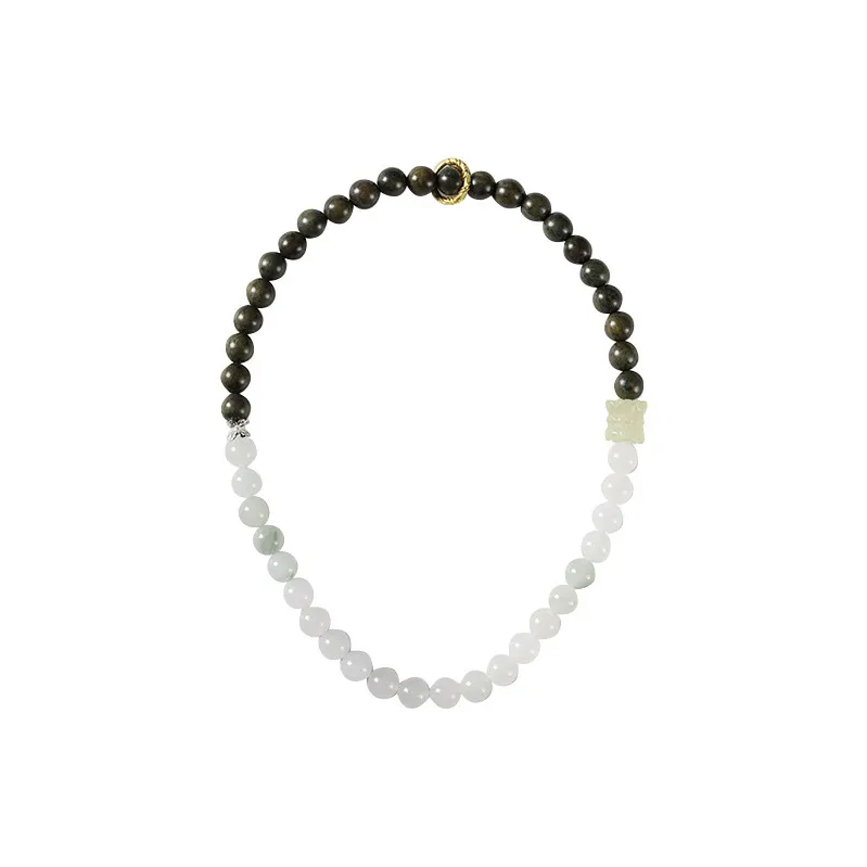 SHUZHUO Green Sandalwood Wooden Bracelets Unisex-5