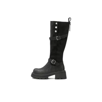 Little Sue Knee high Boots Women's Black