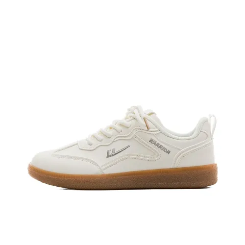 Warrior German Army Trainers Coverage Wear-Resistant Lightweight Slip-Resistant Low-Top Skateboard Shoes Women's Beige