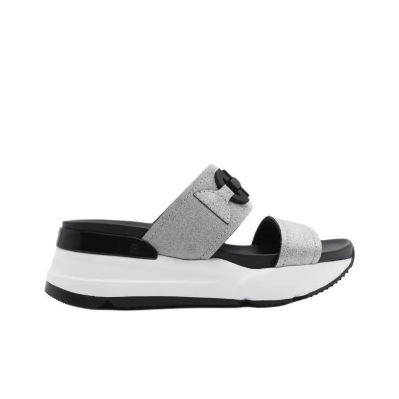 RUCOLINE R-Evolve Slide Slippers 6cm Women's Silver-1
