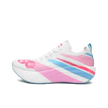 50 Cushioned Breathable Impact Resistant Low Top Marathon Running Shoes Unisex Colorful Ink Snow 002