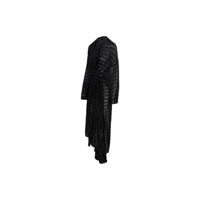 Balenciaga SS23 Long-Sleeved Dresses Women's Black-2