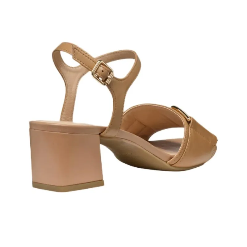 GEOX New Eraklia One Strap Sandals 5.5cm Women's Brown-2