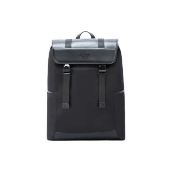 GUESS Nylon Spell PU Backpack Unisex Black