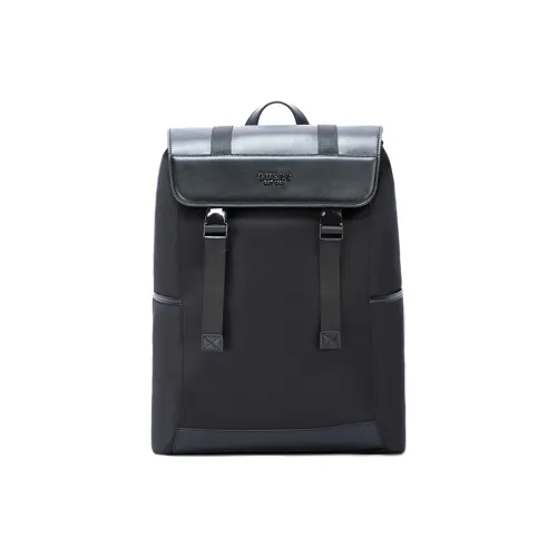 GUESS Nylon Spell PU Backpack Unisex Black