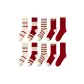 [10 Pack]2 Stripes & 2 Red & White & 2 Pack Checkered & 2 Pack Cotton Twill & 2 Red