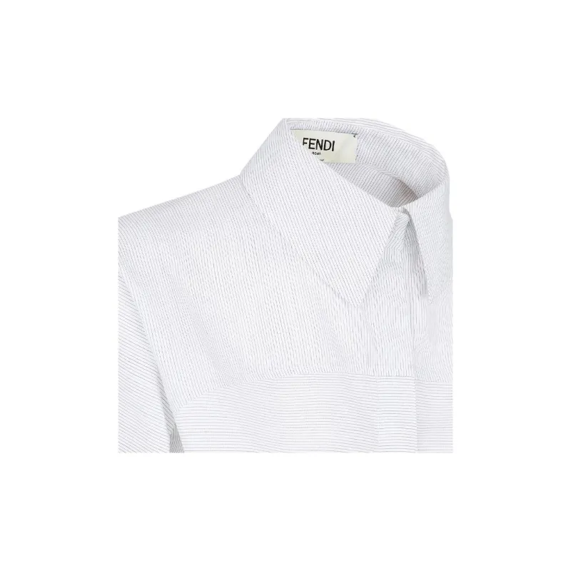 FENDI Long Sleeved Striped Shirt-2